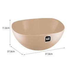 Saladeira Gold 3 Litros Capuccino UZ - medidas