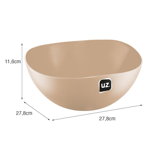 Saladeira Gold 3 Litros Capuccino UZ - medidas