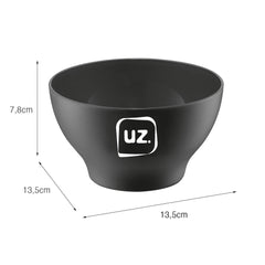 Cumbuca Premium 500ml Preto UZ - medidas