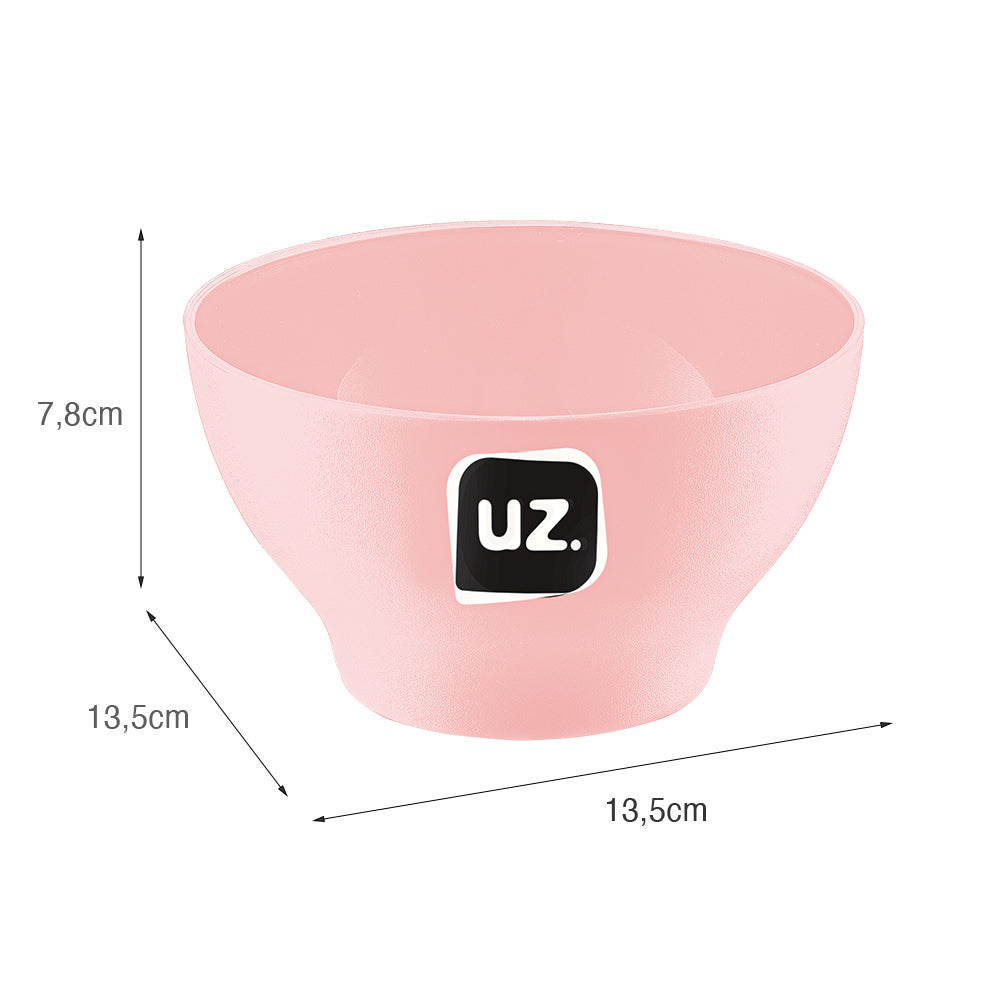 Cumbuca Premium 500ml Rosa UZ - medidas
