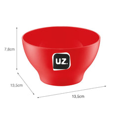 Cumbuca Premium 500ml Vermelho UZ - medidas
