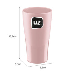 Copo Slim 500ml Rosa UZ - medidas