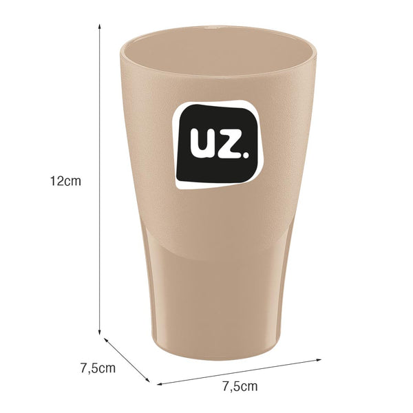 Copo Slim 300ml Capuccino UZ - medidas