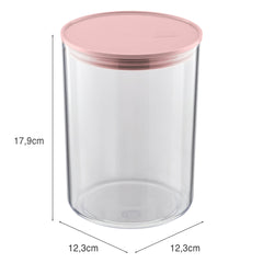 Organizador Hermético 1,4litros Rosa Quartz UZ - medidas