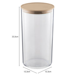 Organizador Hermético 1,9litros Capuccino UZ - medidas