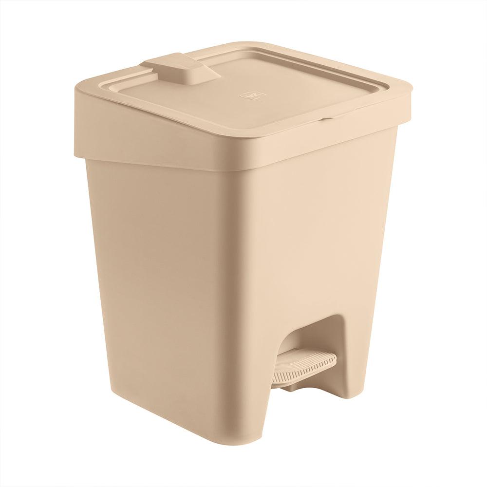 Lixeira Slim 15 Litros com Pedal Capuccino UZ