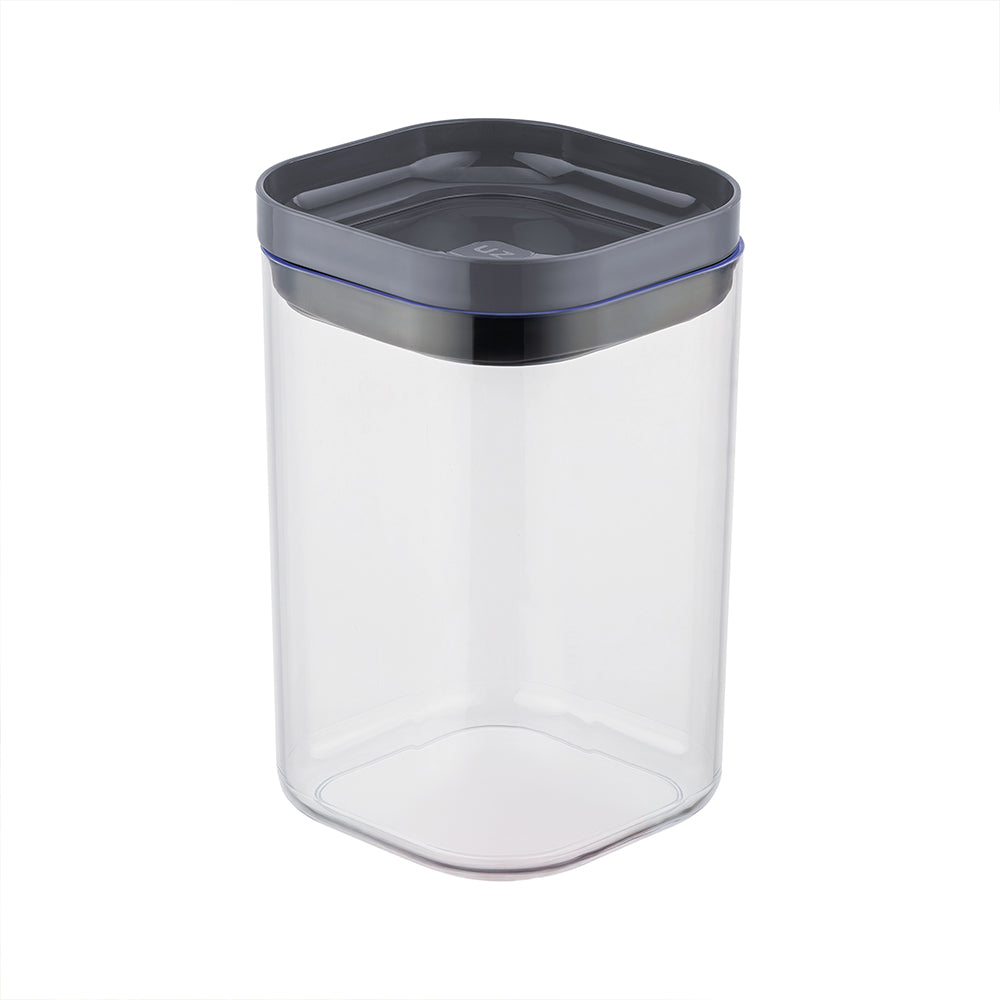 Organizador Hermético 1 Litro com Tampa Cinza UZ