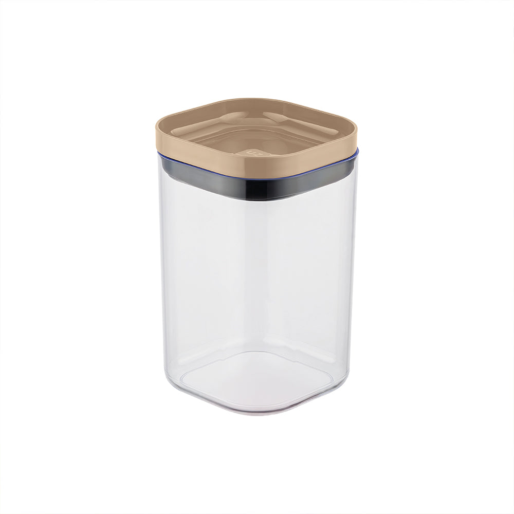 Organizador Hermético 1 Litro com Tampa Capuccino UZ