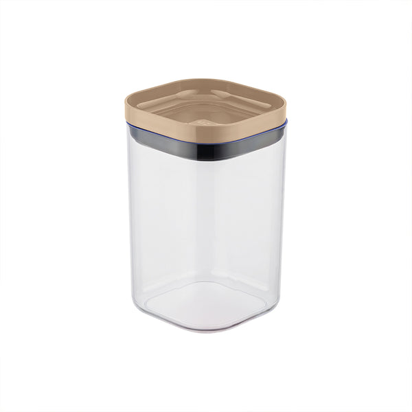 Organizador Hermético 1 Litro com Tampa Capuccino UZ