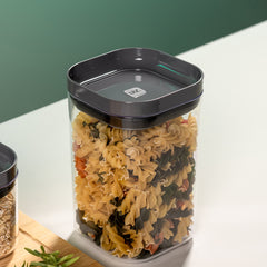 Organizador Hermético 1 Litro com Tampa Cinza UZ - ambiente