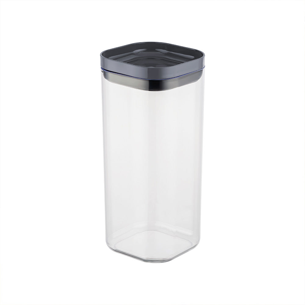 Organizador Hermético 1,5 Litros com Tampa Cinza UZ