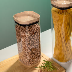 Organizador Hermético 1,5 Litros com Tampa Capuccino UZ - ambiente