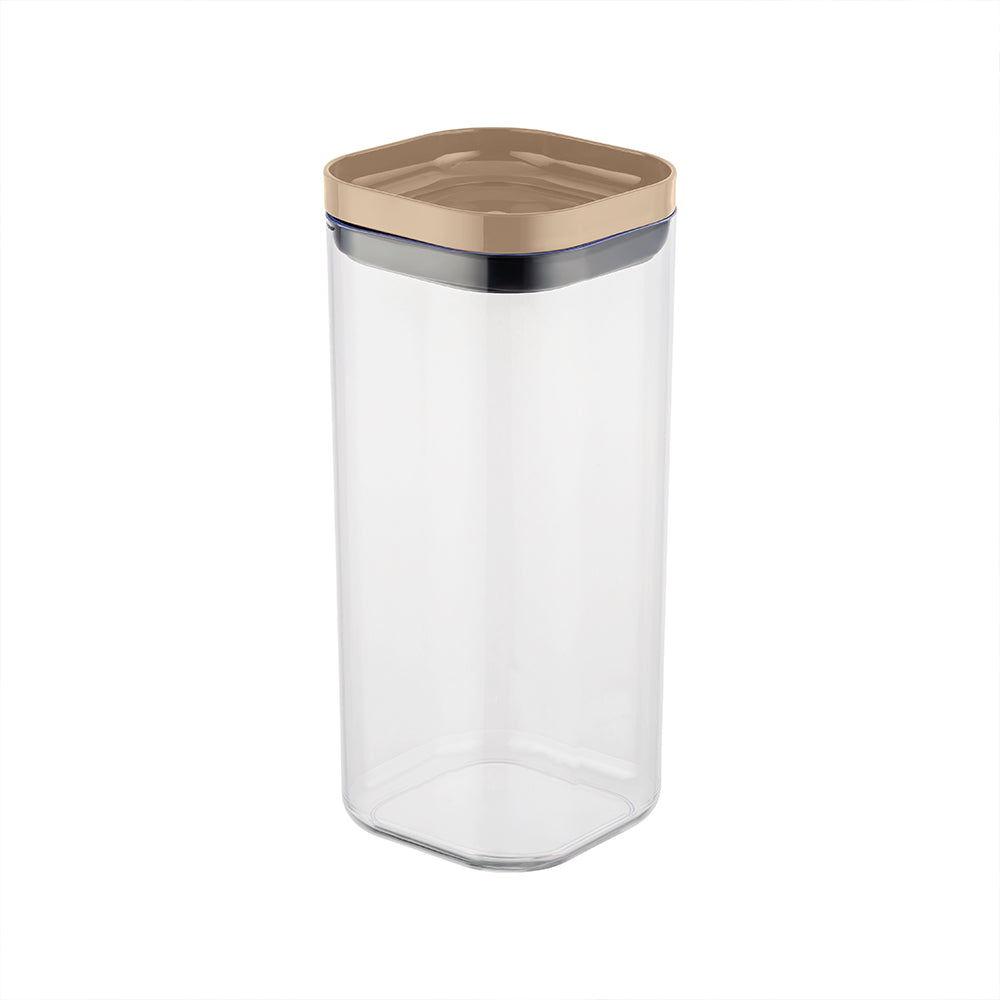 Organizador Hermético 1,5 Litros com Tampa Capuccino UZ