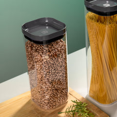 Organizador Hermético 1,5 Litros com Tampa Cinza UZ - ambiente