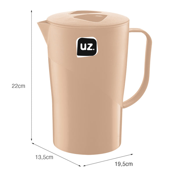 Jarra Slim 2 Litros Capuccino UZ - medidas