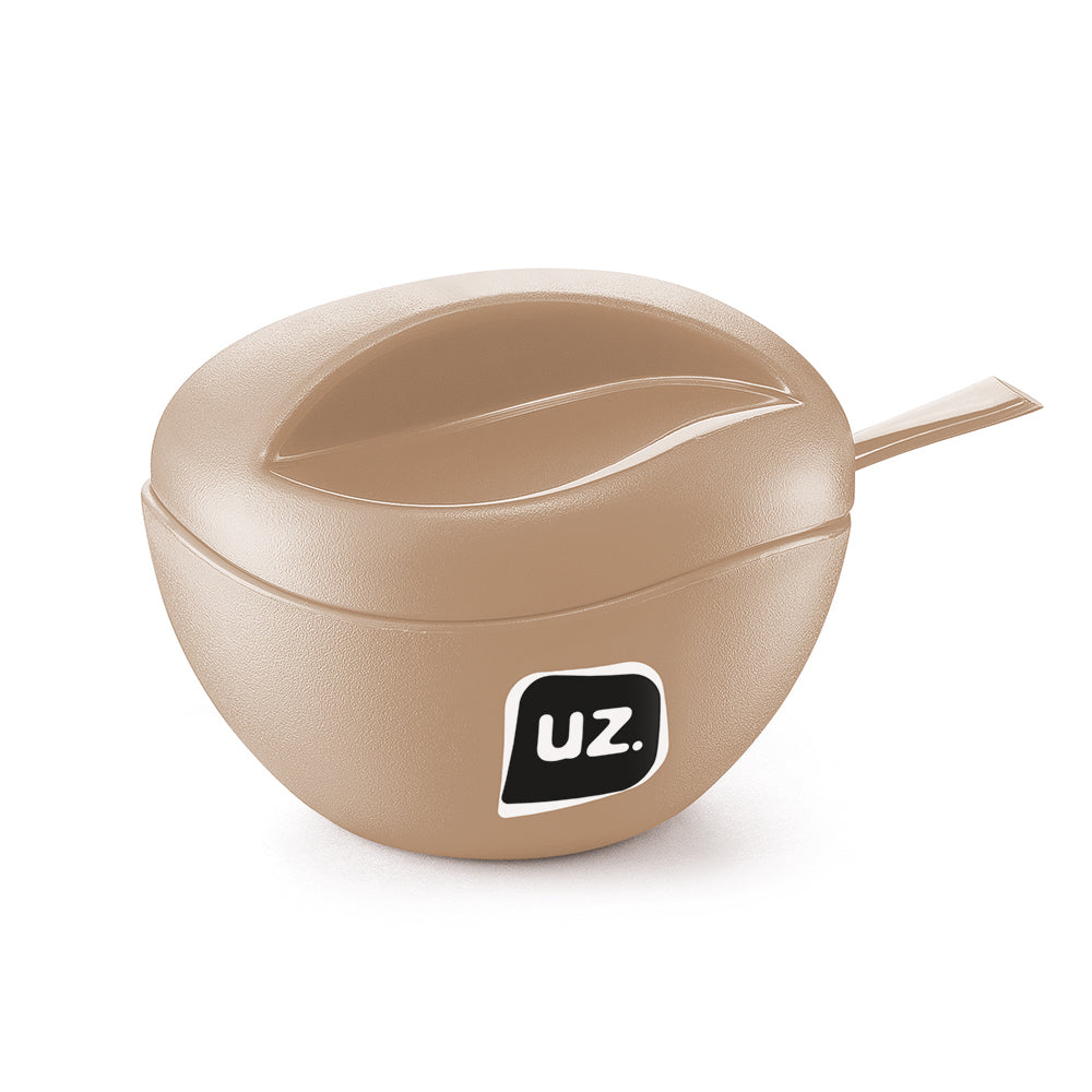Açucareiro Gold 15cmx11,8cm Capuccino UZ