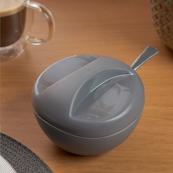 Açucareiro Gold 15cmx11,8cm Cinza UZ - ambiente