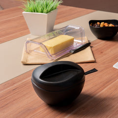 Açucareiro Gold 15cmx11,8cm Preto UZ - ambiente