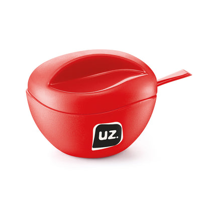 Açucareiro Gold 15cmx11,8cm Vermelho UZ