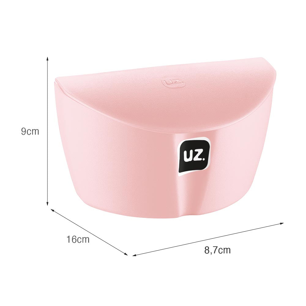 Saleiro Gold 500ml 16cmx8,7cm Rosa UZ - medidas