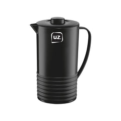 Jarra Plus de plástico preto, 1,8 litro, da UZ Utilidades