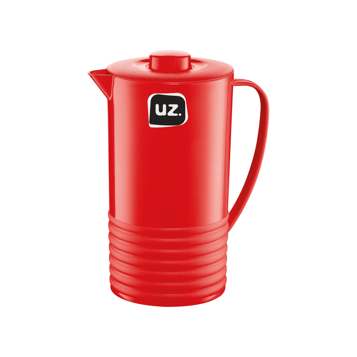 Jarra Plus de plástico vermelho, 1,8 litro, da UZ Utilidades