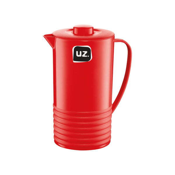 Jarra Plus de plástico vermelho, 1,8 litro, da UZ Utilidades