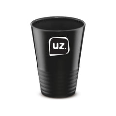 Copo Gomado de plástico preto, 300 ml, da UZ Utilidades