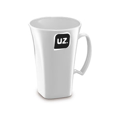 Caneca para Capuccino Plus 400ml Branco UZ - ambientada