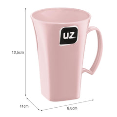 Caneca para Capuccino Plus 400ml Rosa UZ