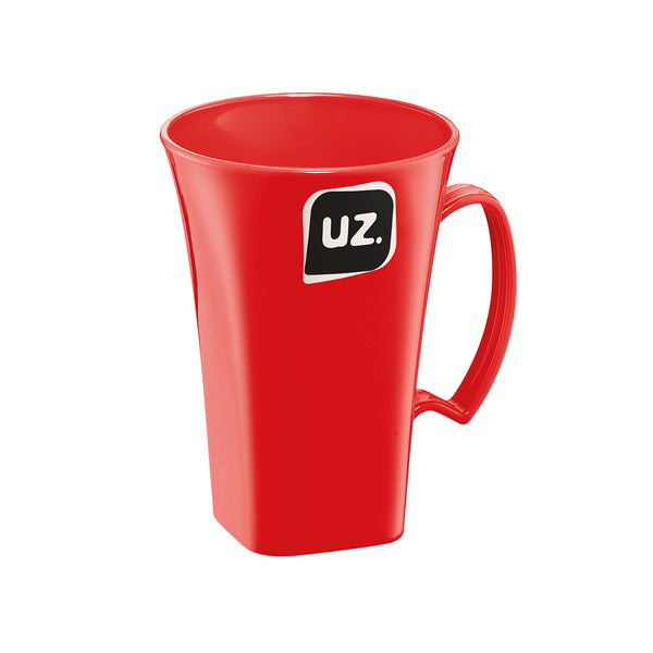 Caneca para Capuccino Plus 400ml Vermelho UZ