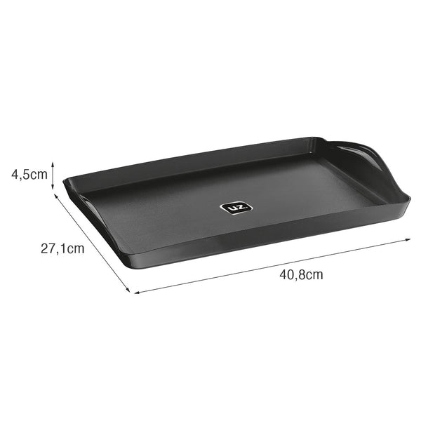Bandeja Plus 40,8cm X 27,1cm Preto UZ
