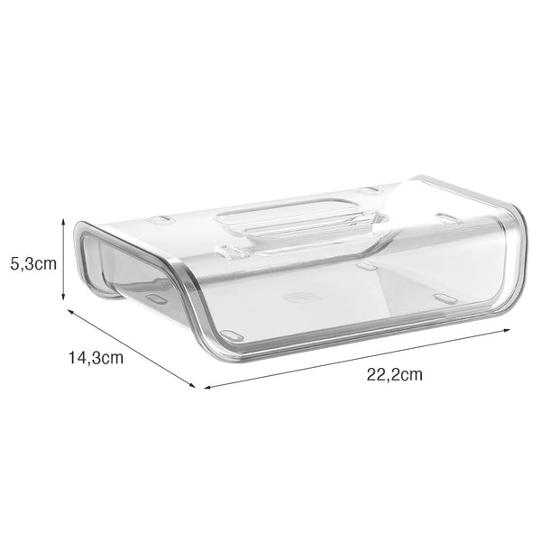 Porta Frios 22,2cm X 14,3cm Transparente UZ