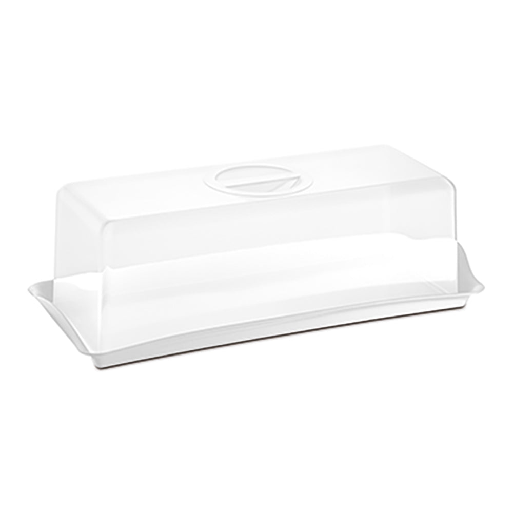 Porta Pães 16,5cm x 38,6cm Branco UZ - ambientada