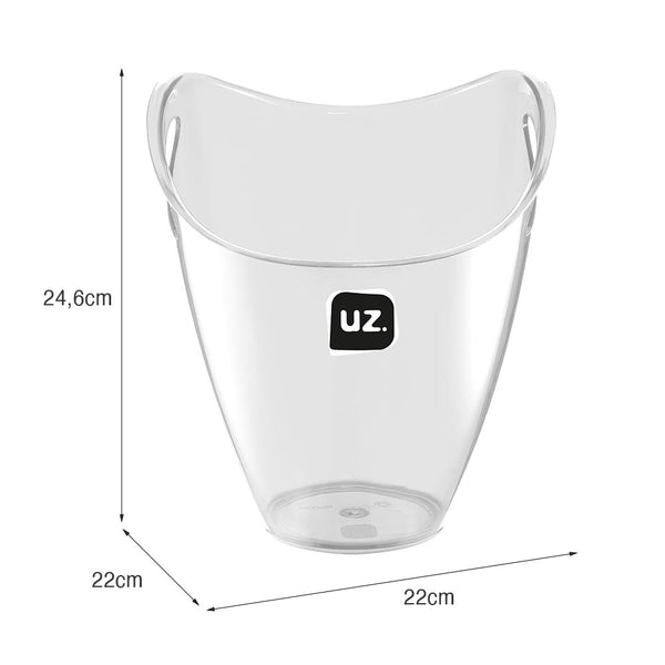 Balde de Gelo Plus 3,3litros Plus Transparente UZ