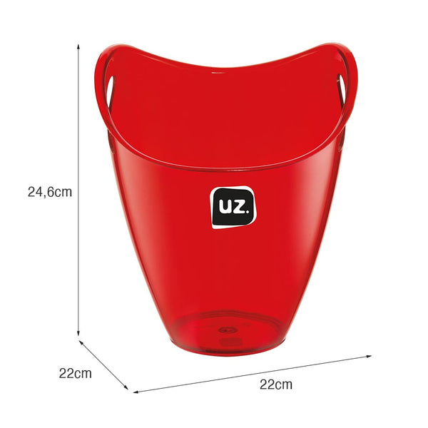 Balde de Gelo Plus 3,3litros Plus Vermelho UZ