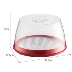 Queijeira Premium 17,5cm X 17,5cm Vermelho UZ