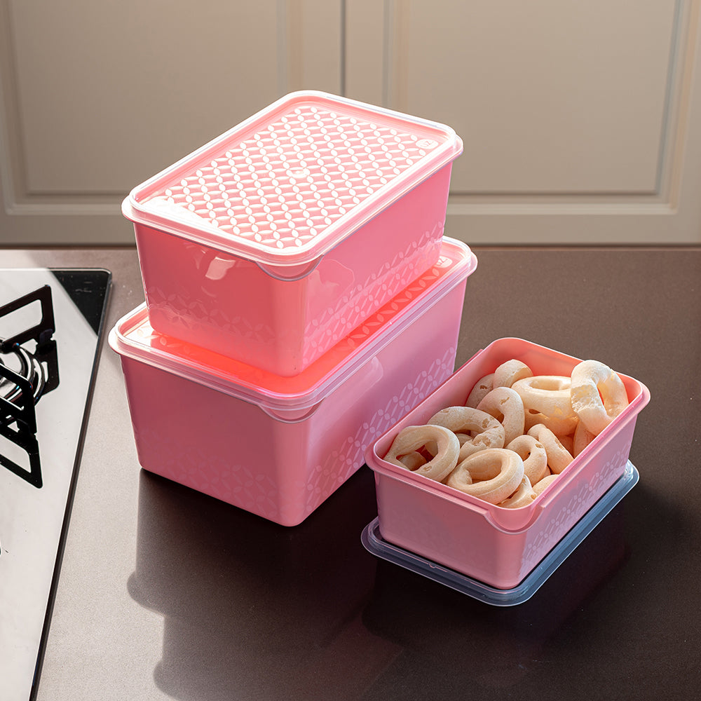 Kit 3 Potes Multiuso Rosa UZ