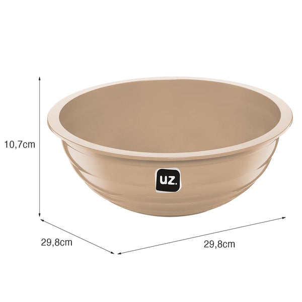 Saladeira Gomada 4 Litros Capuccino UZ