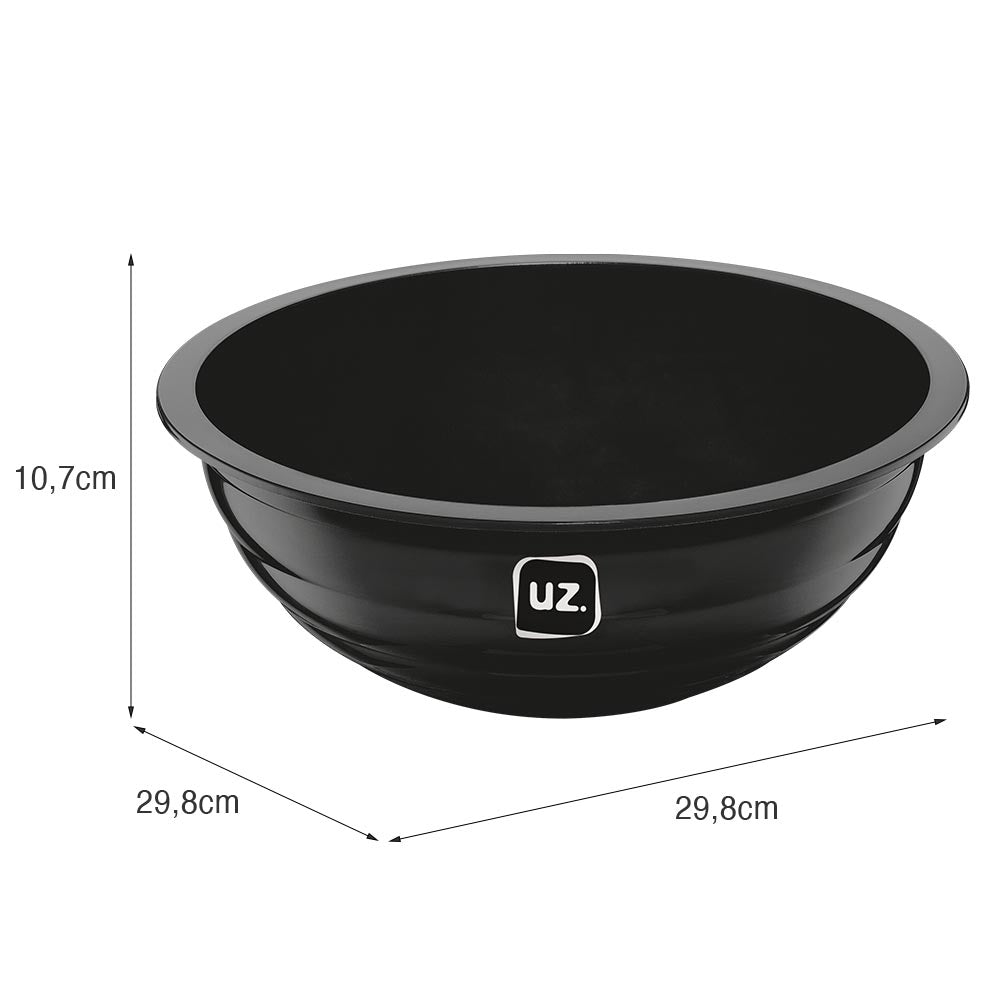 Saladeira Gomada 4 Litros Preto UZ