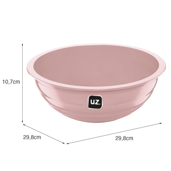 Saladeira Gomada 4 Litros Rosa UZ