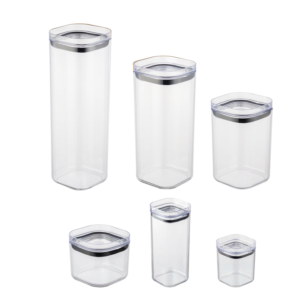 Conjunto 11 Potes Herméticos com Tampa Transparente UZ