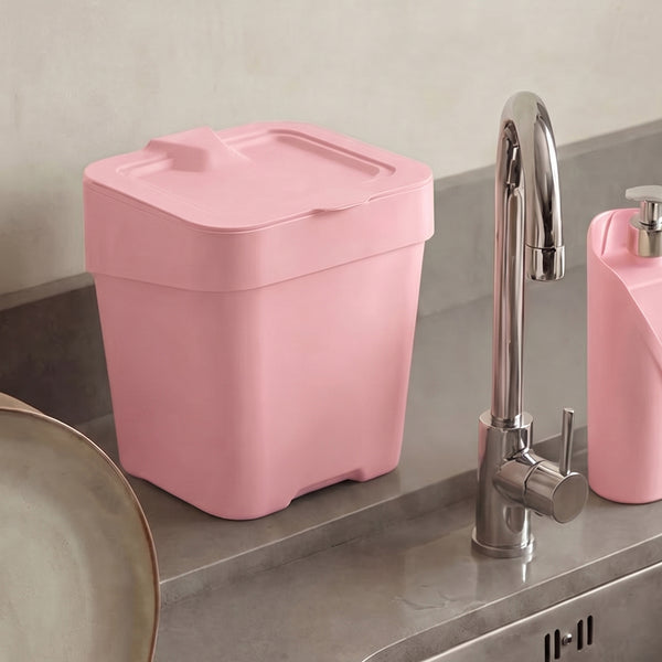 Conjunto 3 Peças para Pia Compacto Rosa UZ - ambientada