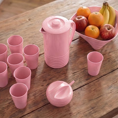 Conjunto 11 Peças Piquenique Rosa UZ - ambientada