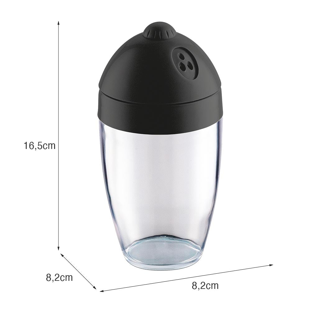 Porta Condimentos Plus 300ml Preto UZ