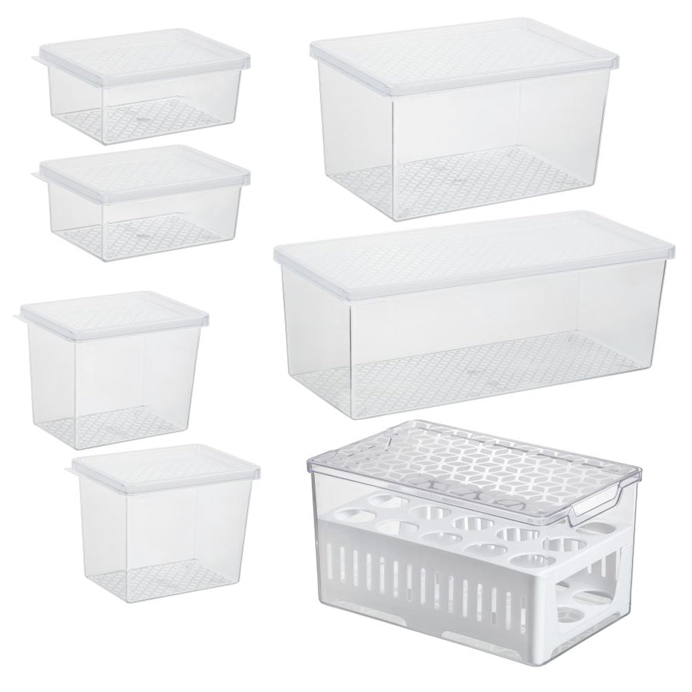 Kit Organizador de Geladeira Transparente UZ