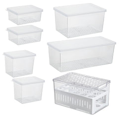 Kit Organizador de Geladeira Transparente UZ
