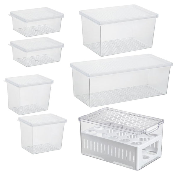 Kit Organizador de Geladeira Transparente UZ