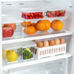Kit Organizador de Geladeira Transparente UZ