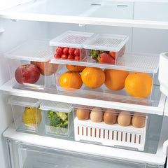 Kit Organizador de Geladeira Transparente UZ